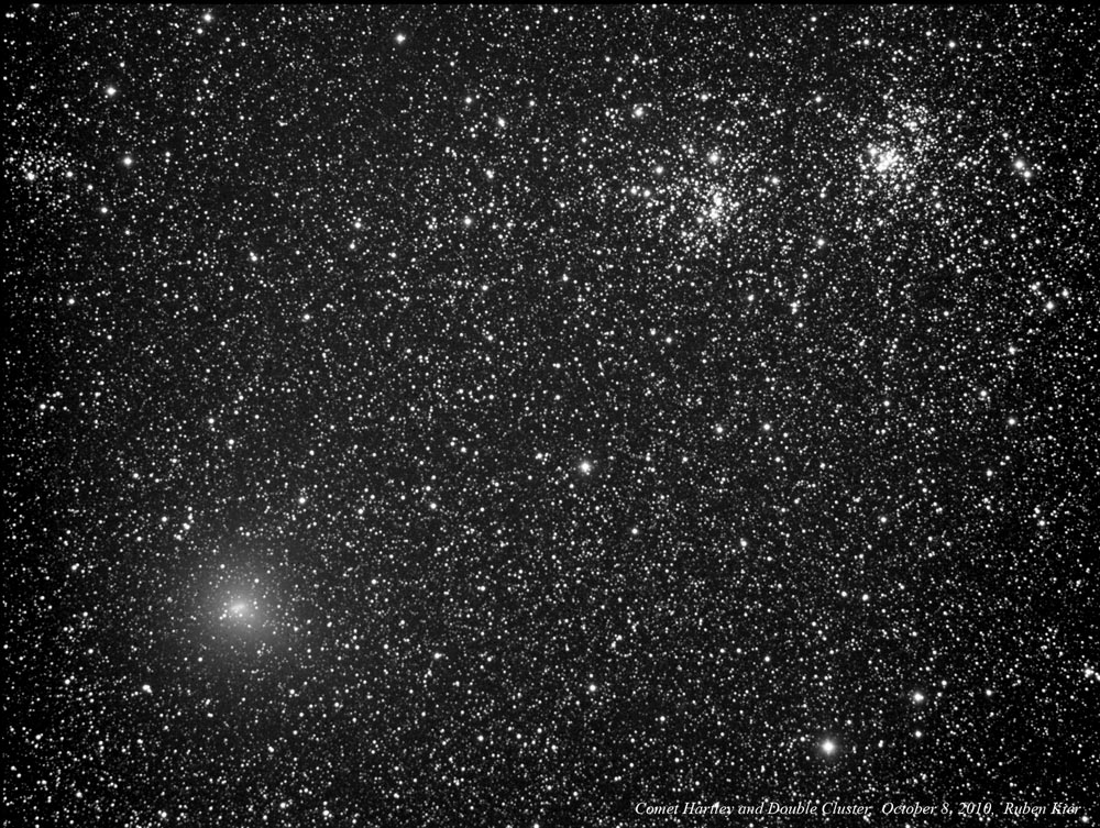 click on image for a video of the comet moving through the sky