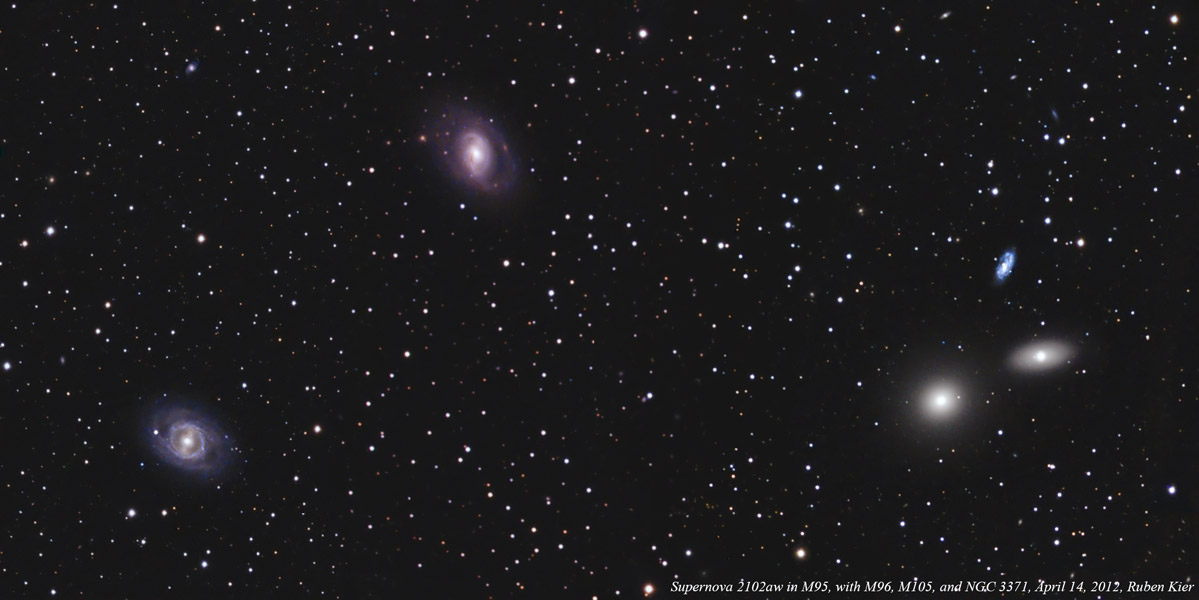 click over image for full size, move cursor over image for arrow on supernova